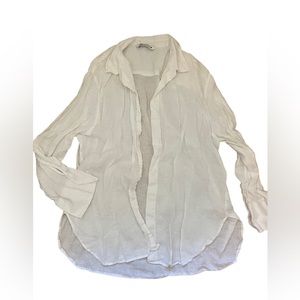 ZARA LINEN BUTTON DOWN